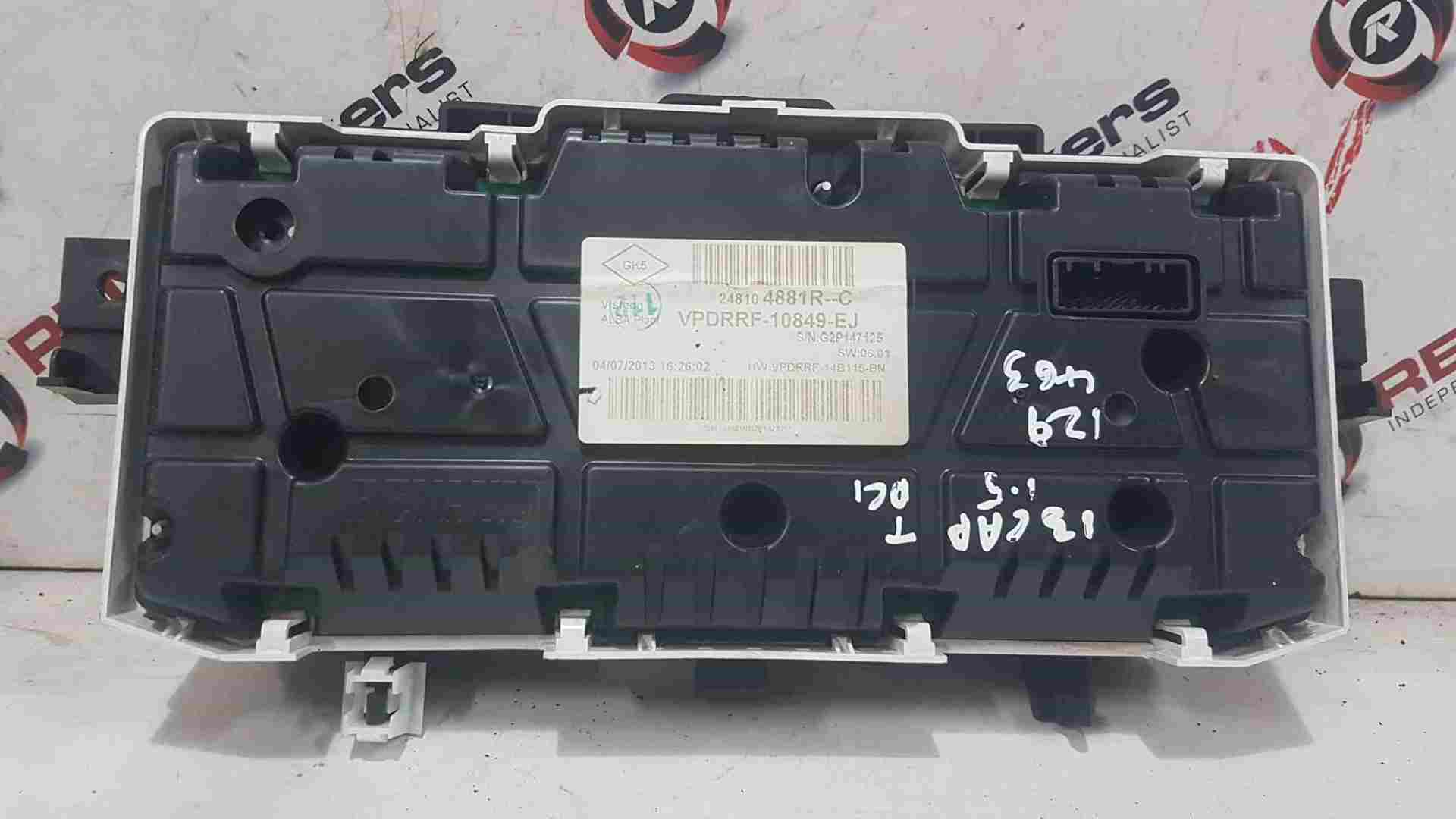 Thumb 3 Renault Captur 2013-2015 Instrument Panel Dials Clock Gauges 248104881R