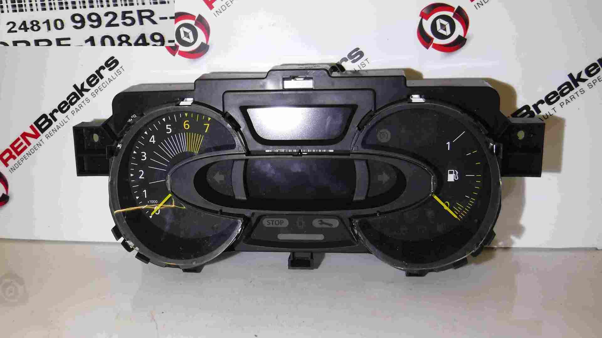 Renault Captur 2013-2015 Instrument Panel Dials Gauges Clocks Cluster 26K