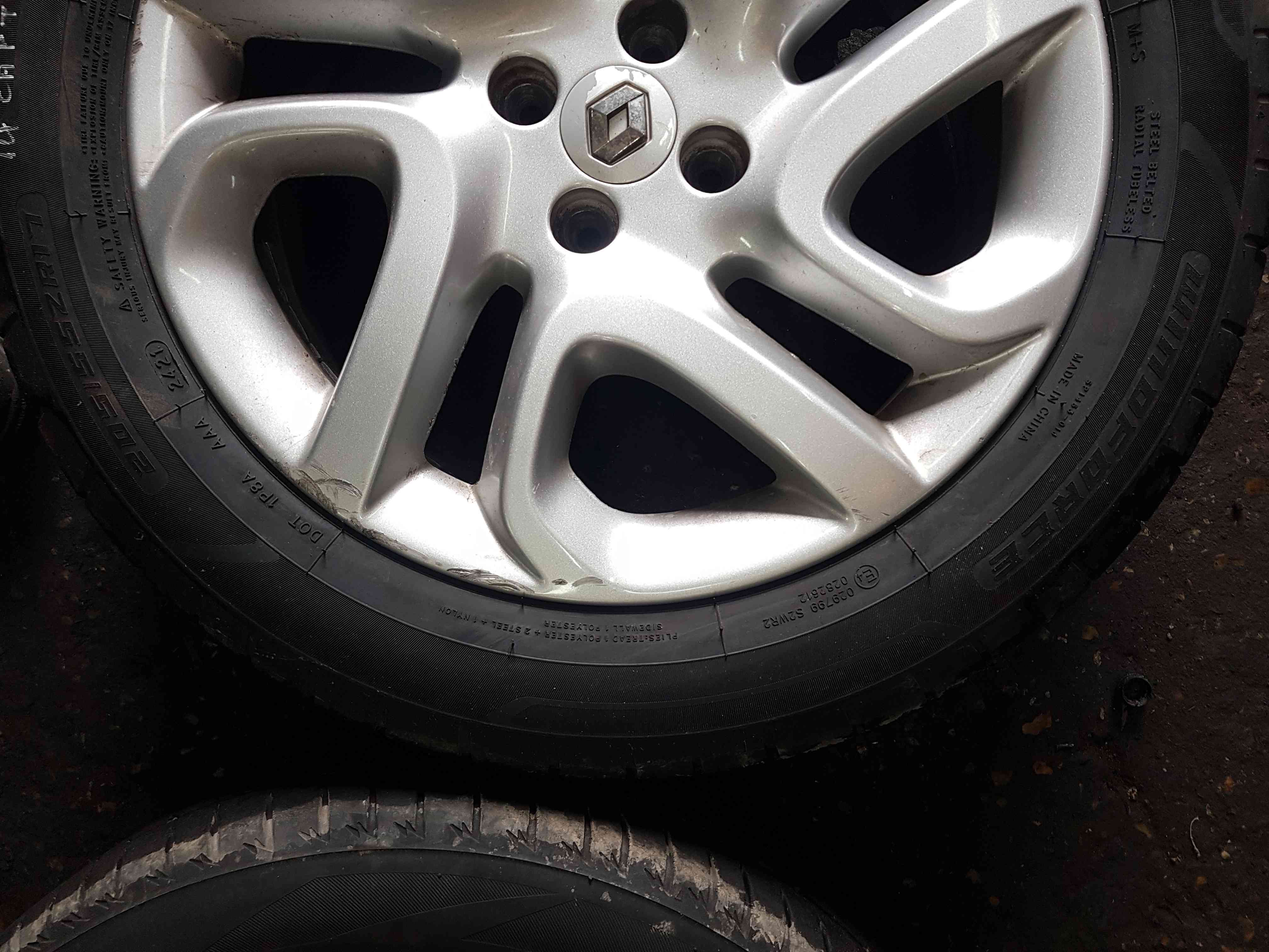 Thumb 5 Renault Captur 2013-2015 Ivory Diamond Fastgame Alloy Wheel + Tyre 205 55 17 6Mm