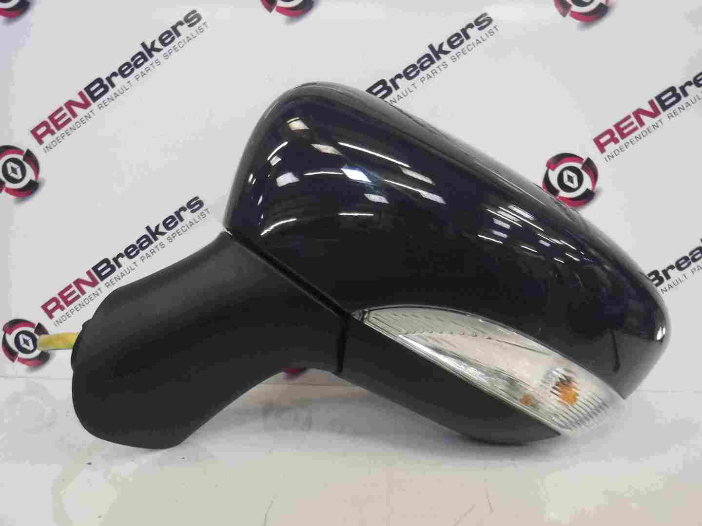 Renault Captur 2013-2015 Passenger NS Wing Mirror Blue Grey OVRPE