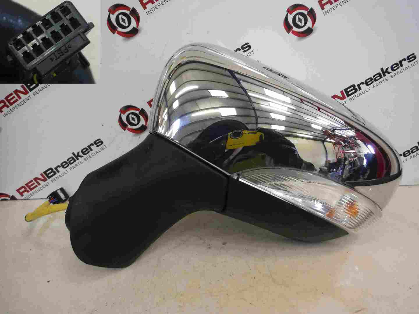 Renault Captur 20132015 Passenger NS Wing Mirror Chrome Store