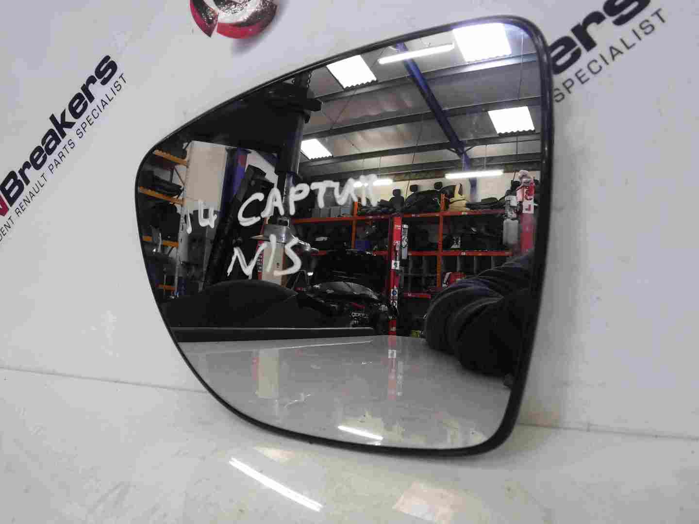Renault Captur 2013-2015 Passenger NS Wing Mirror Glass Replacement 12873120