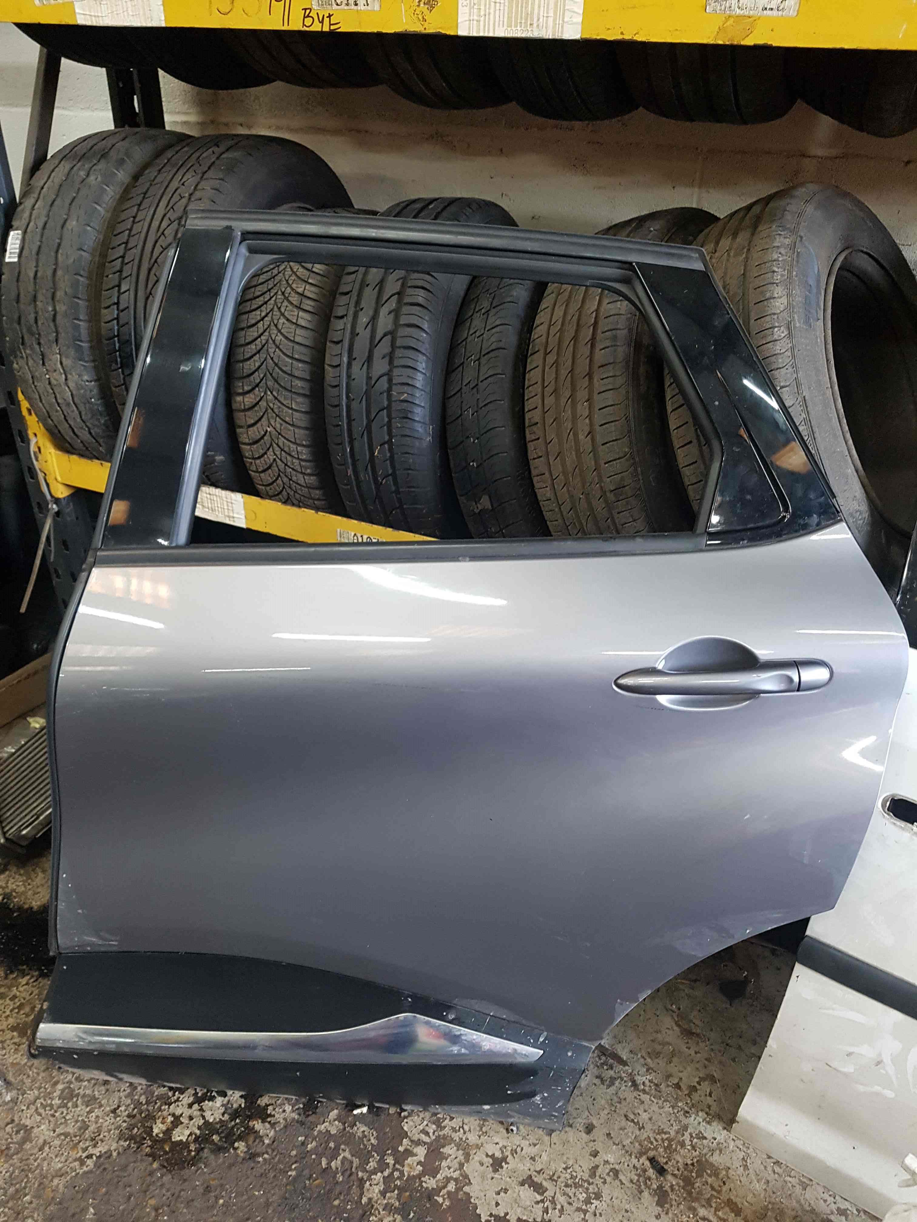 Renault Captur 2013-2015 Passenger NSR Rear Door Grey KNG