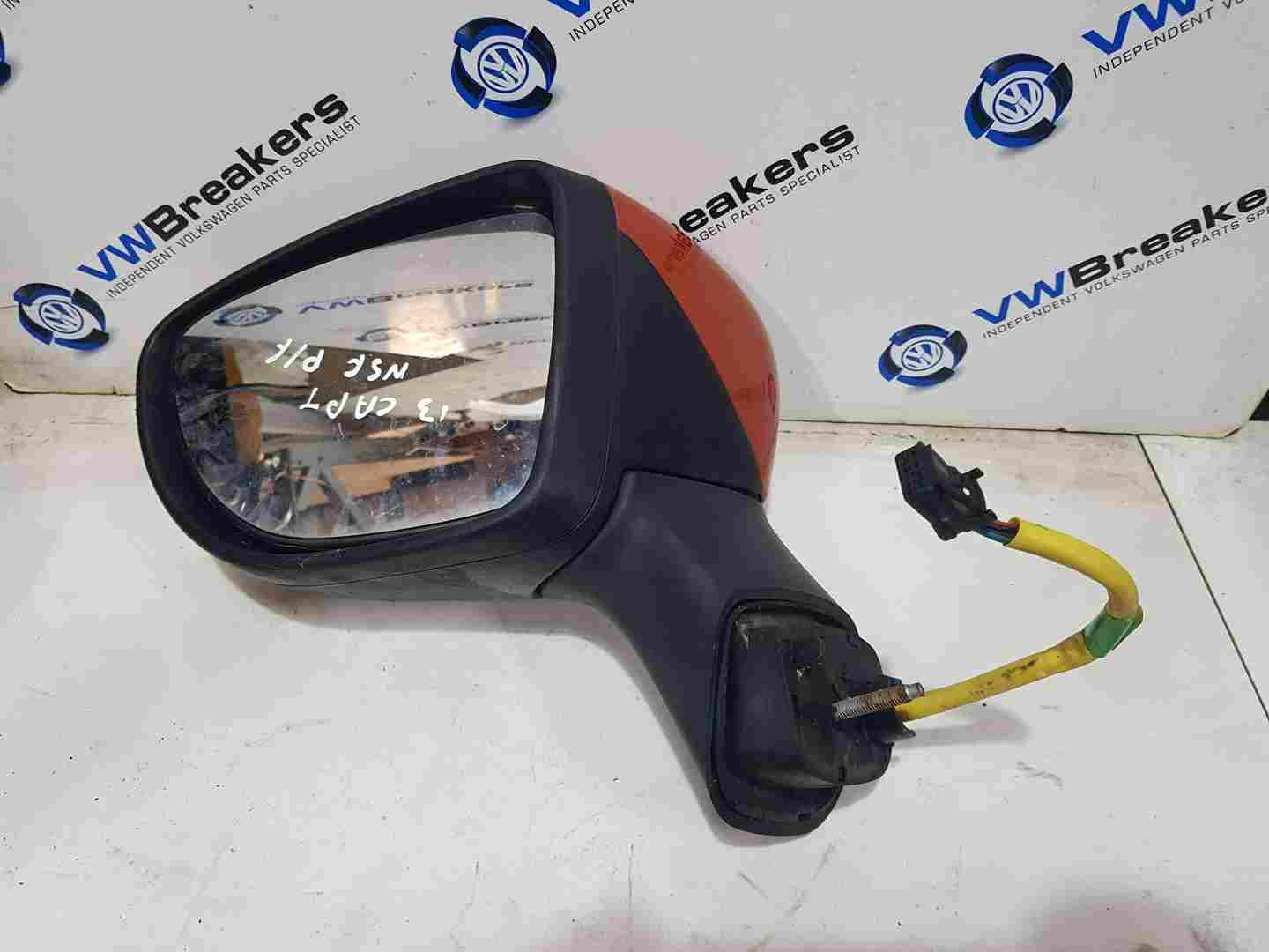 Thumb 2 Renault Captur 2013-2015 Passenger Ns Wing Mirror Orange Power Folding ENZ