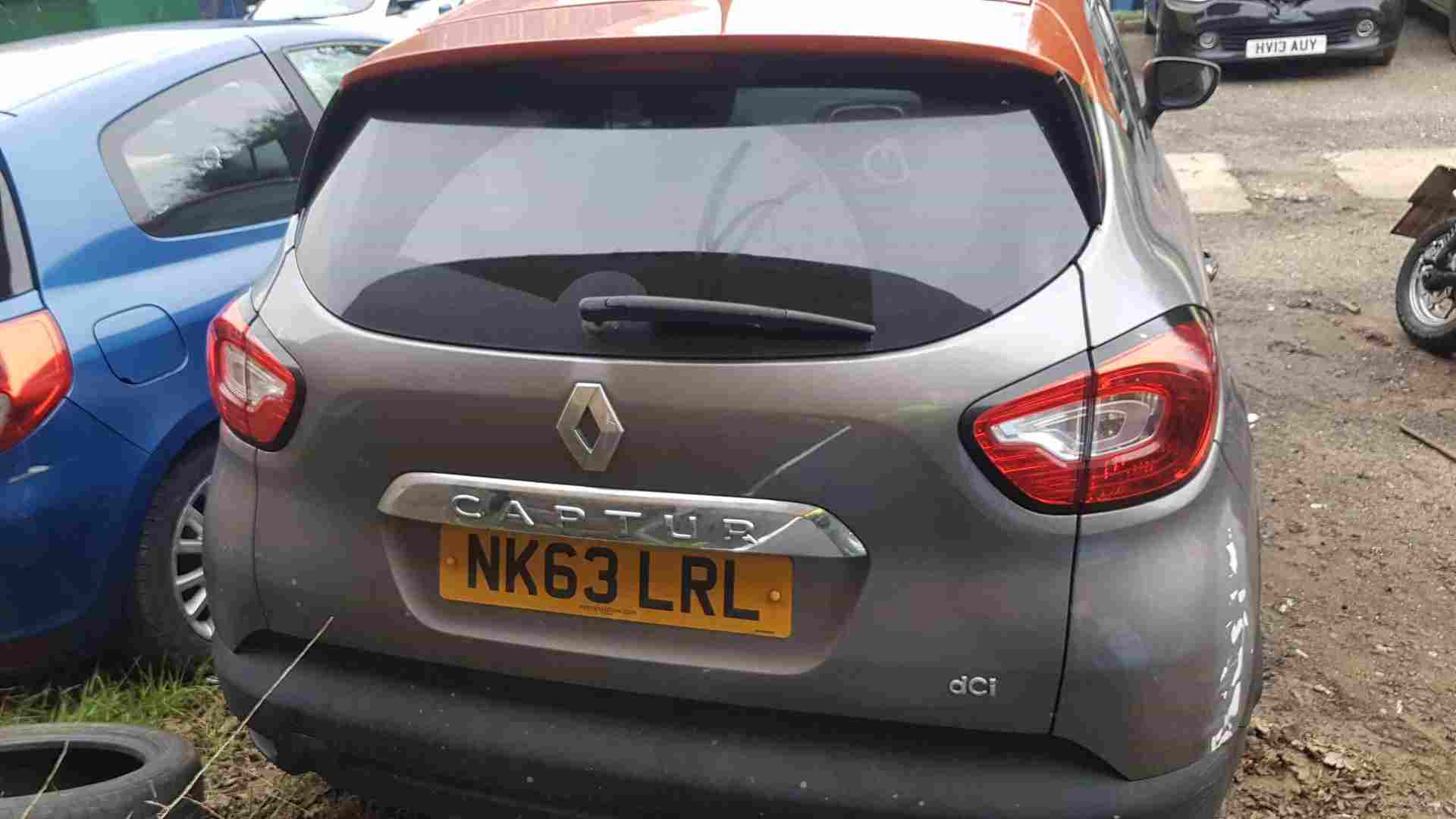 Renault Captur 2013-2015 Rear Boot Tailgate Bixns Grey KNG Orange ENZ
