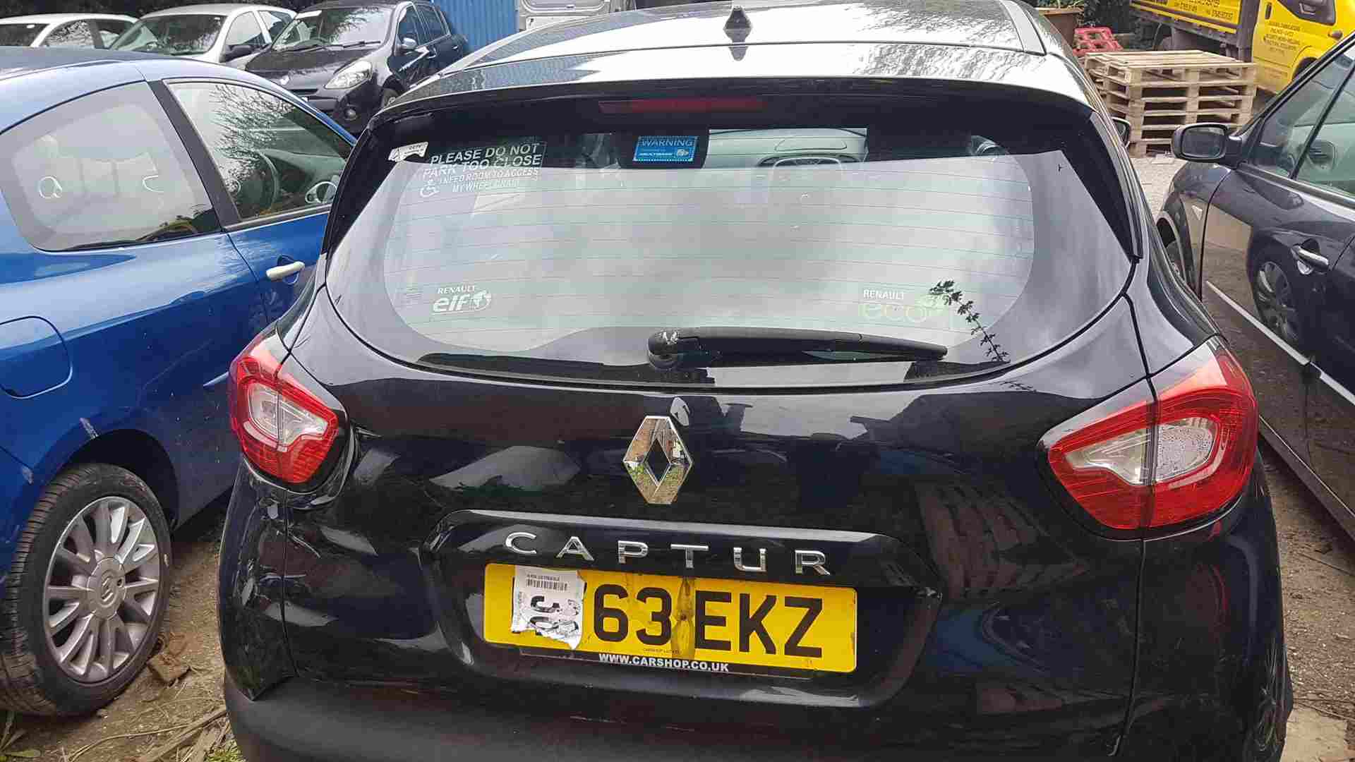 Thumb 2 Renault Captur 2013-2015 Rear Boot Tailgate Black Tegne