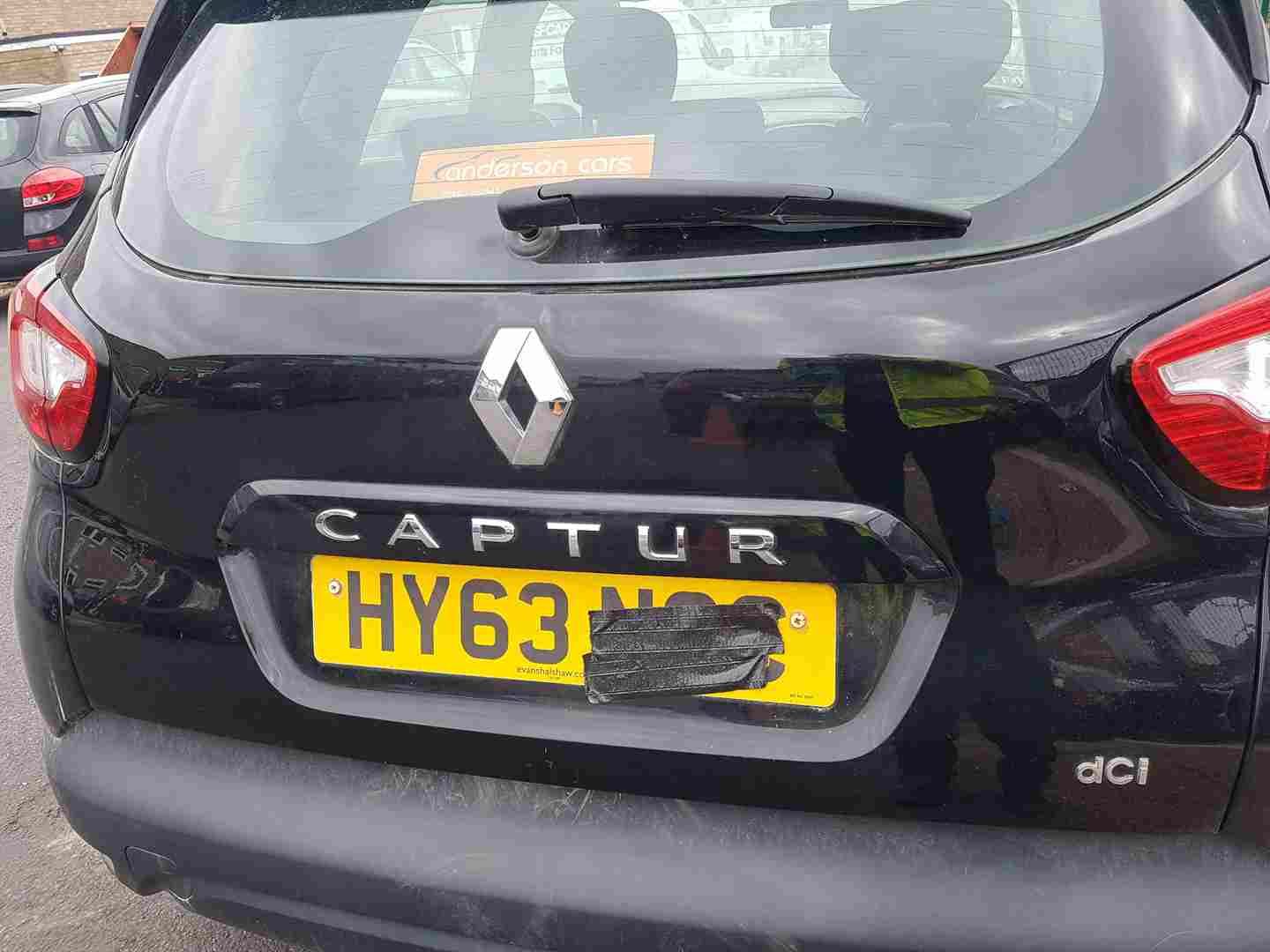 Thumb 3 Renault Captur 2013-2015 Rear Boot Tailgate Black Tegne