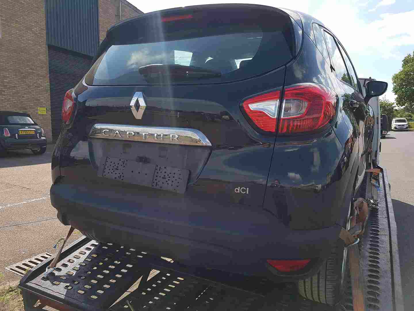 Renault Captur 2013-2015 Rear Boot Tailgate Black Tegne