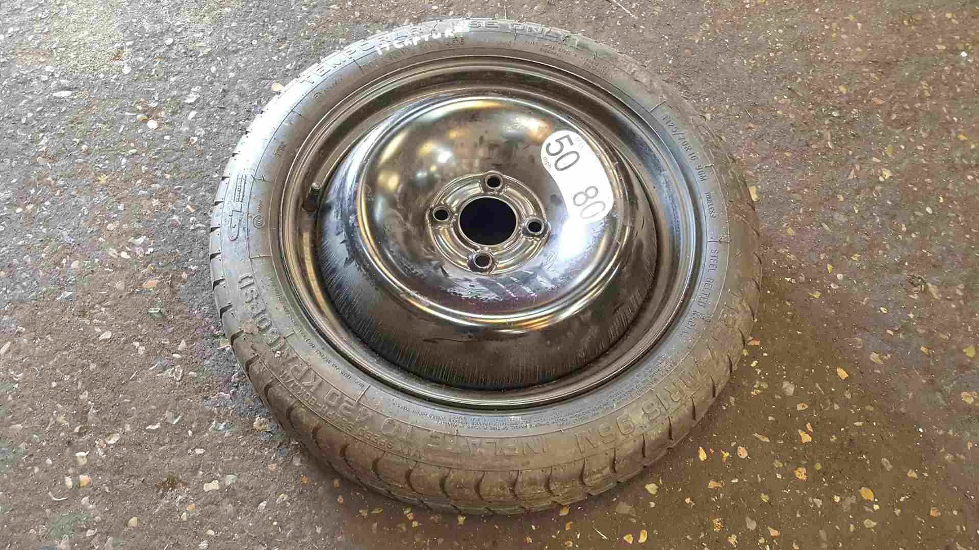 Thumb 6 Renault Captur 2013-2015 Spare Wheel Space Saver 125 70 16 403531798R 5/5