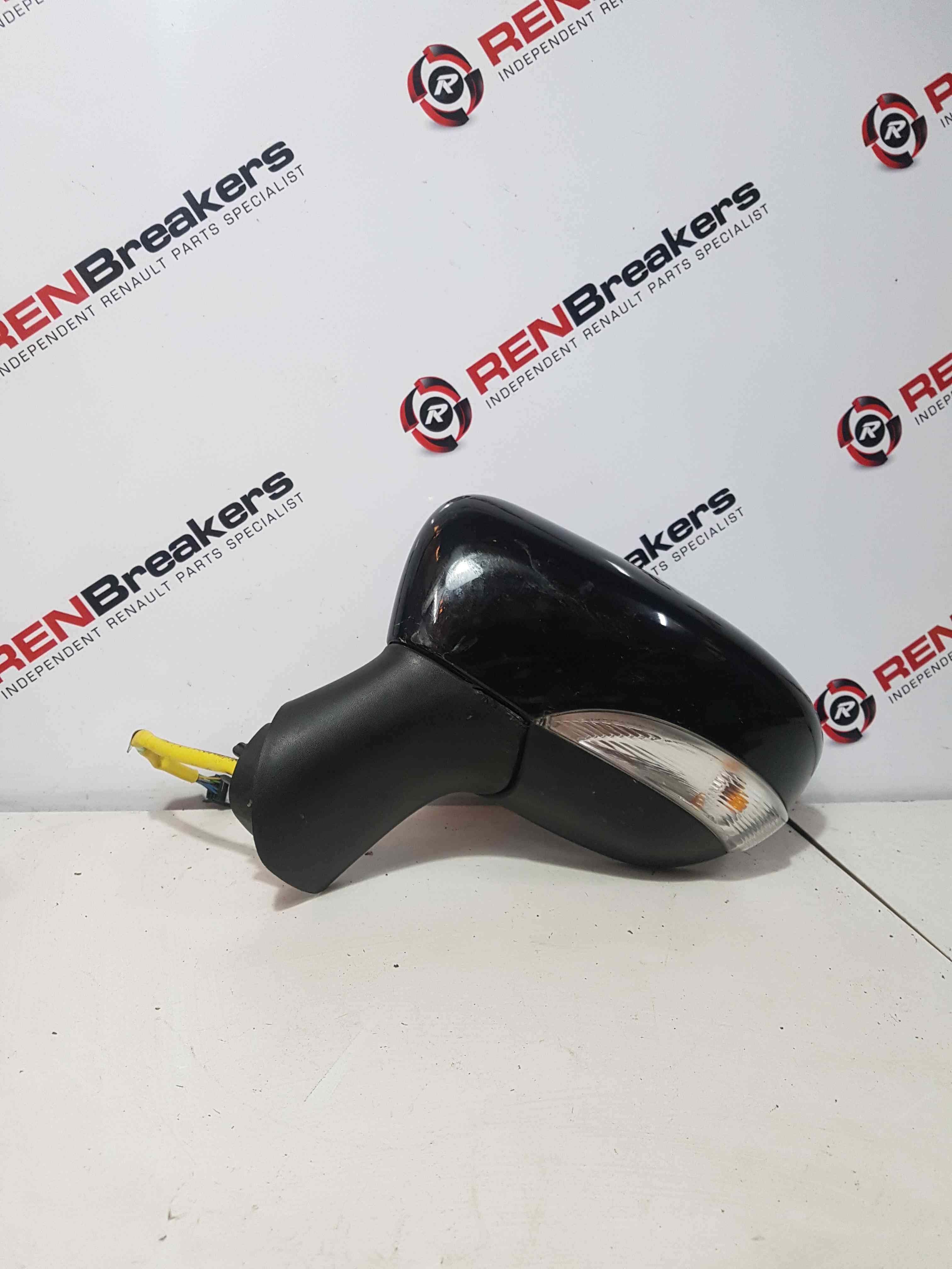 Thumb 8 Renault Captur 2013-2018 Passenger Ns NSF Wing Mirror Black Power Folding