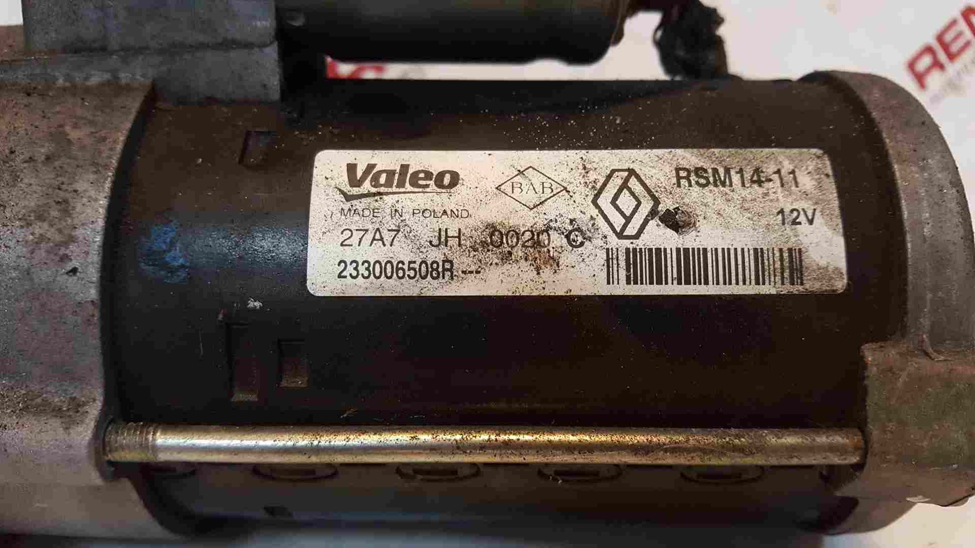 Thumb 4 Renault Captur 2013-2019 1.5 DCI Starter Motor 233006508r