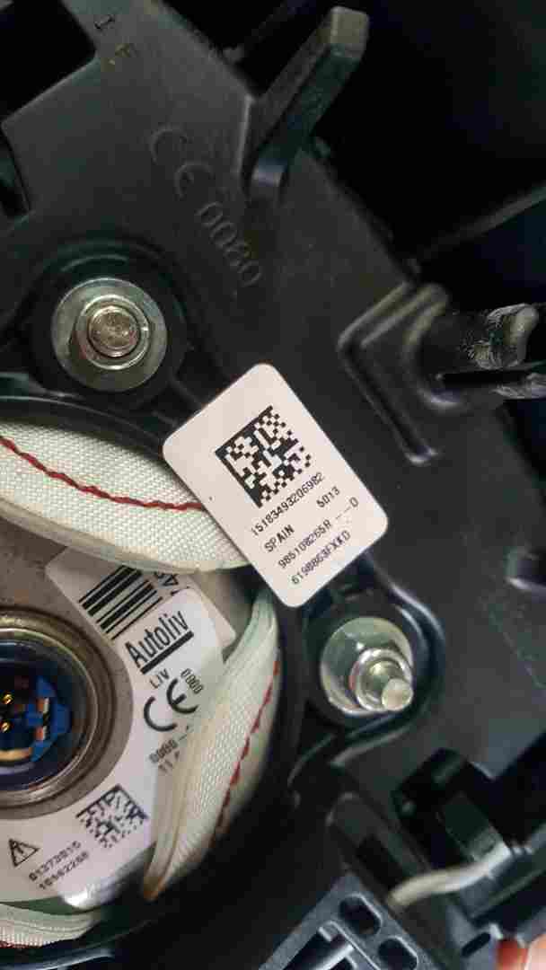 Renault Captur 20132019 Dashboard Airbag KIT Complete 985105123R