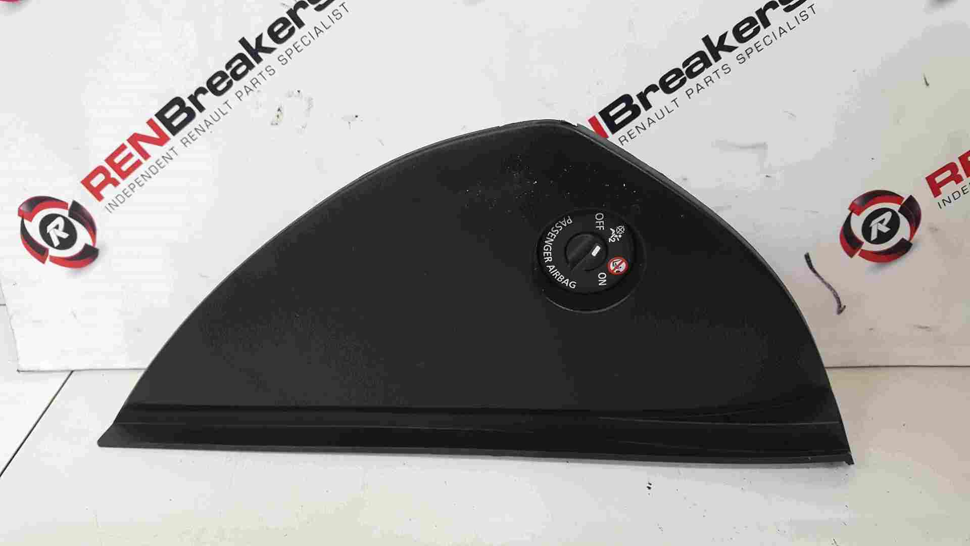 Renault Captur 2013-2019 Drivers OS Dashboard Trim Airbag Switch