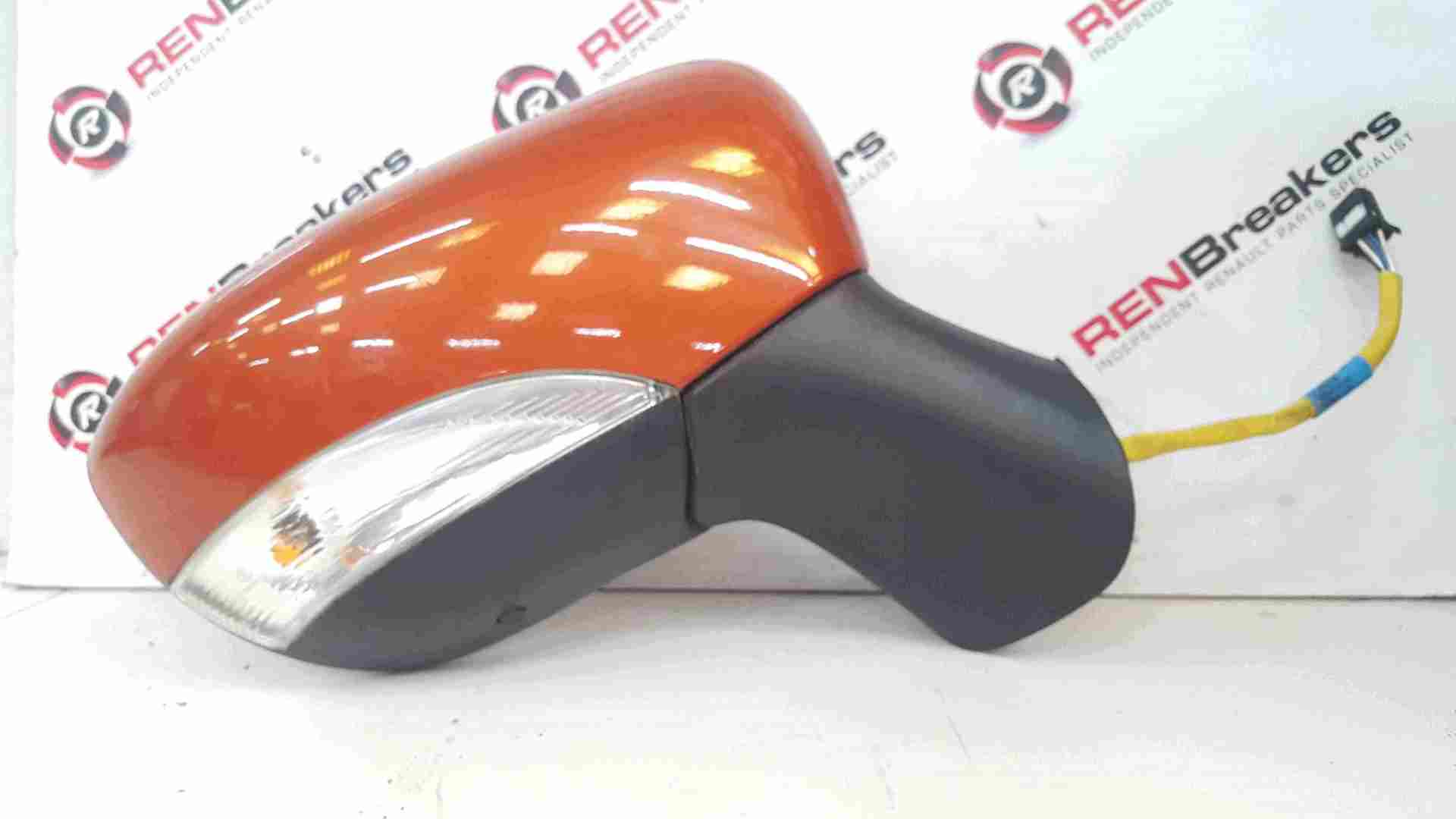 Renault Captur 2013-2019 Drivers OS Wing Mirror Orange ENZ