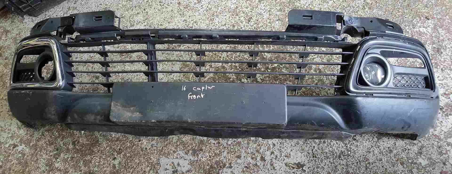 Renault Captur 2013-2019 Front Bumper Bottom Plain Black 620931465R