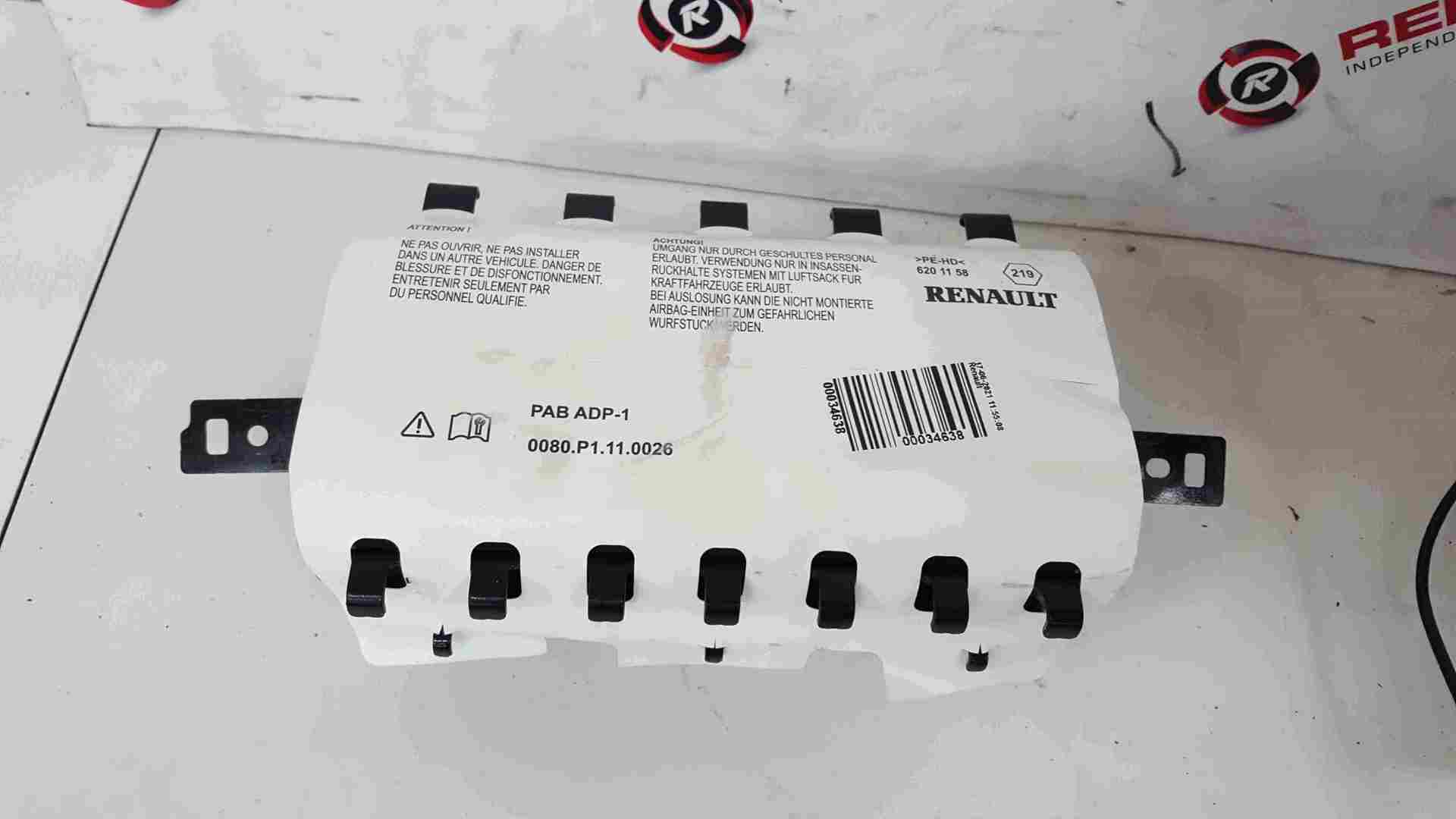 Thumb 3 Renault Captur 2013-2019 Main Dashboard Passenger Airbag 985252780R