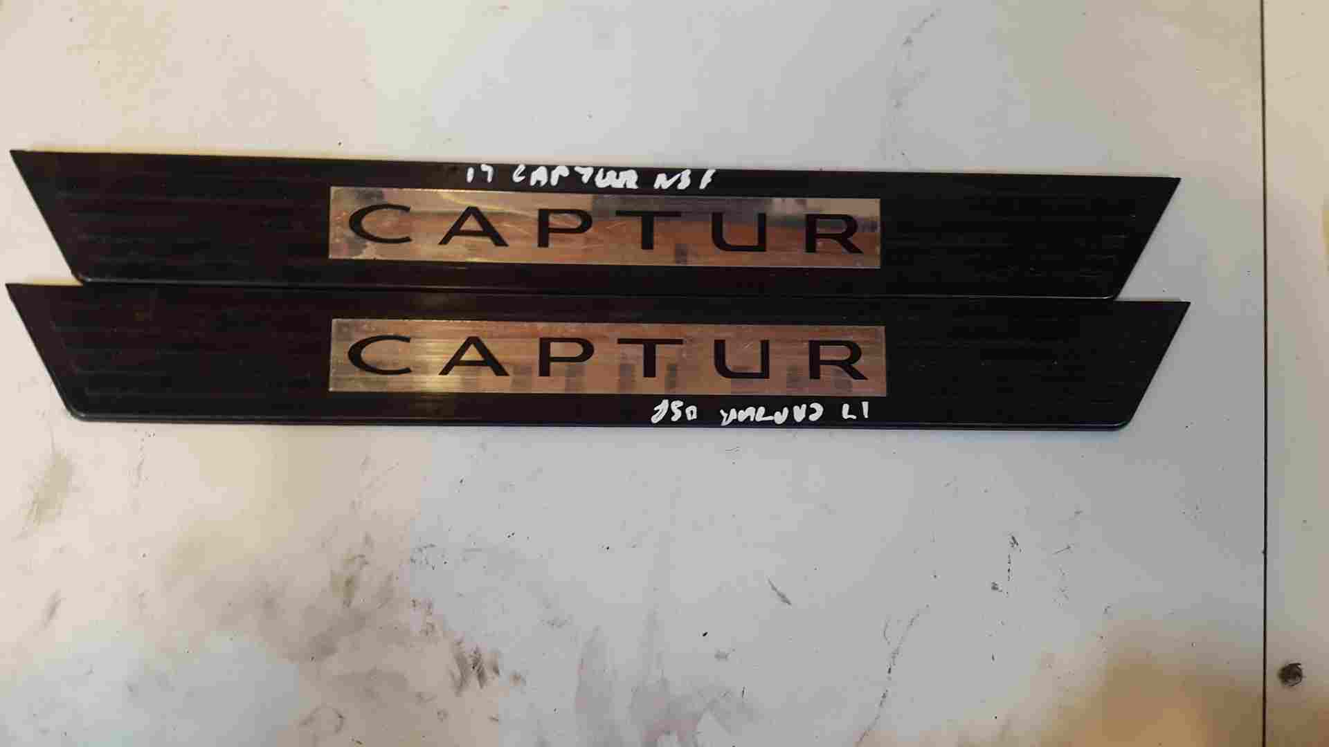 Thumb 5 Renault Captur 2013-2019 OSF NSF Door Sill Scuff Plates Pair  