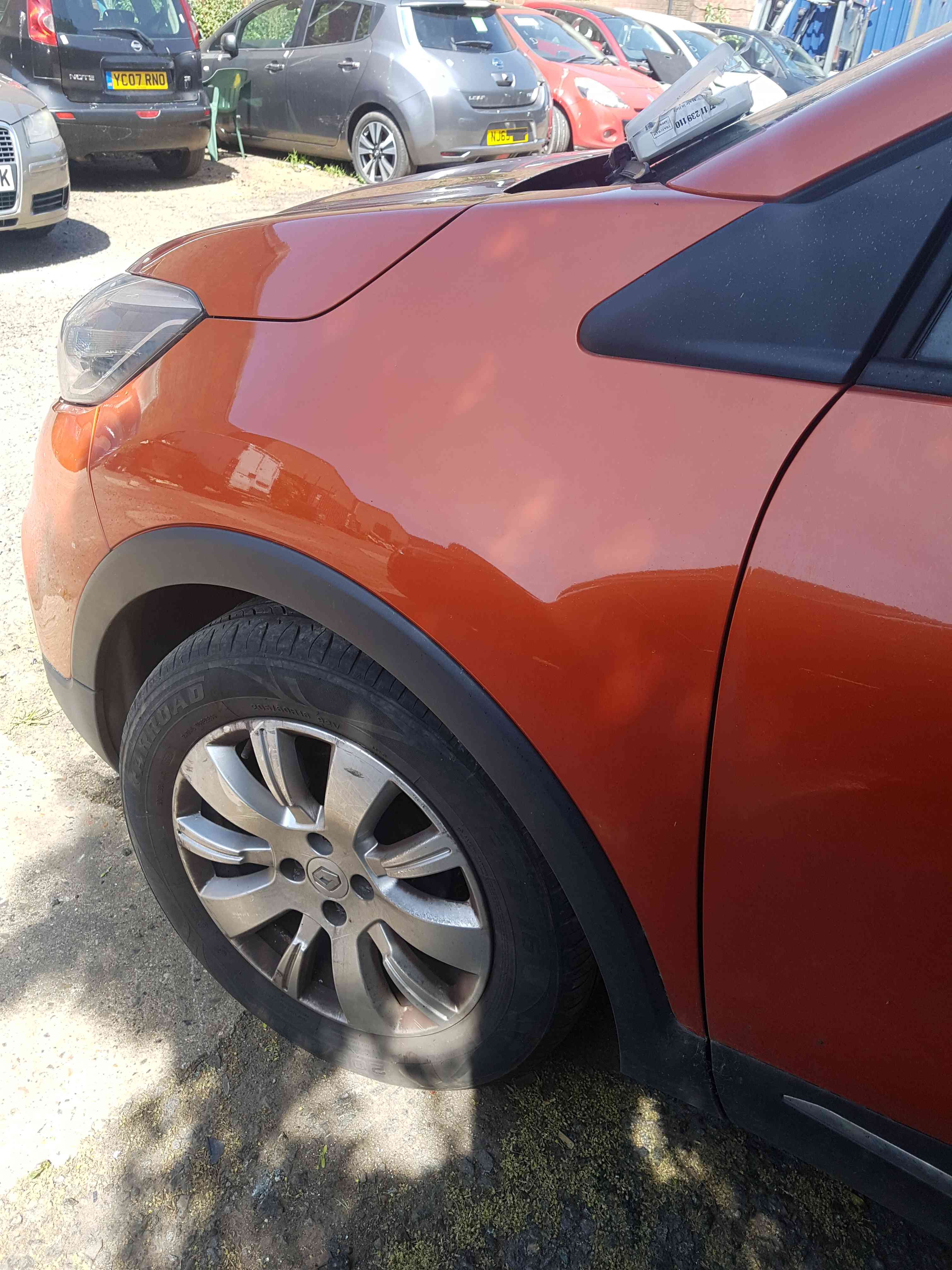 Thumb 4 Renault Captur 2013-2019 Passenger Ns Wing Panel Orange ENZ