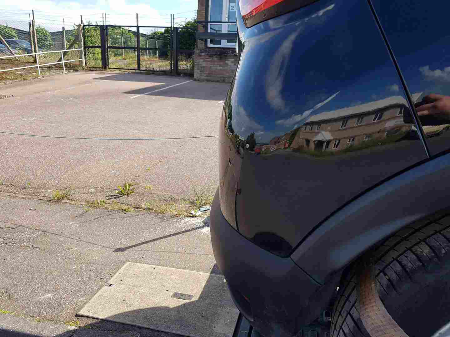 Renault Captur 2013-2019 Rear Bumper Black Tegne