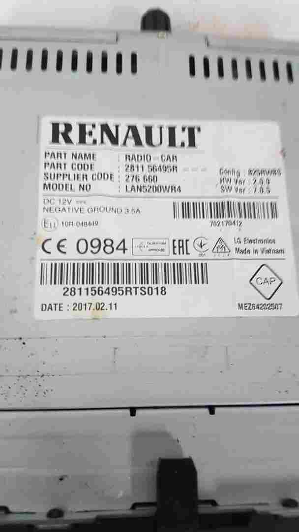 Thumb 2 Renault Captur 2013-2019 SAT Nav GPS Radio Display Screen  281156495R
