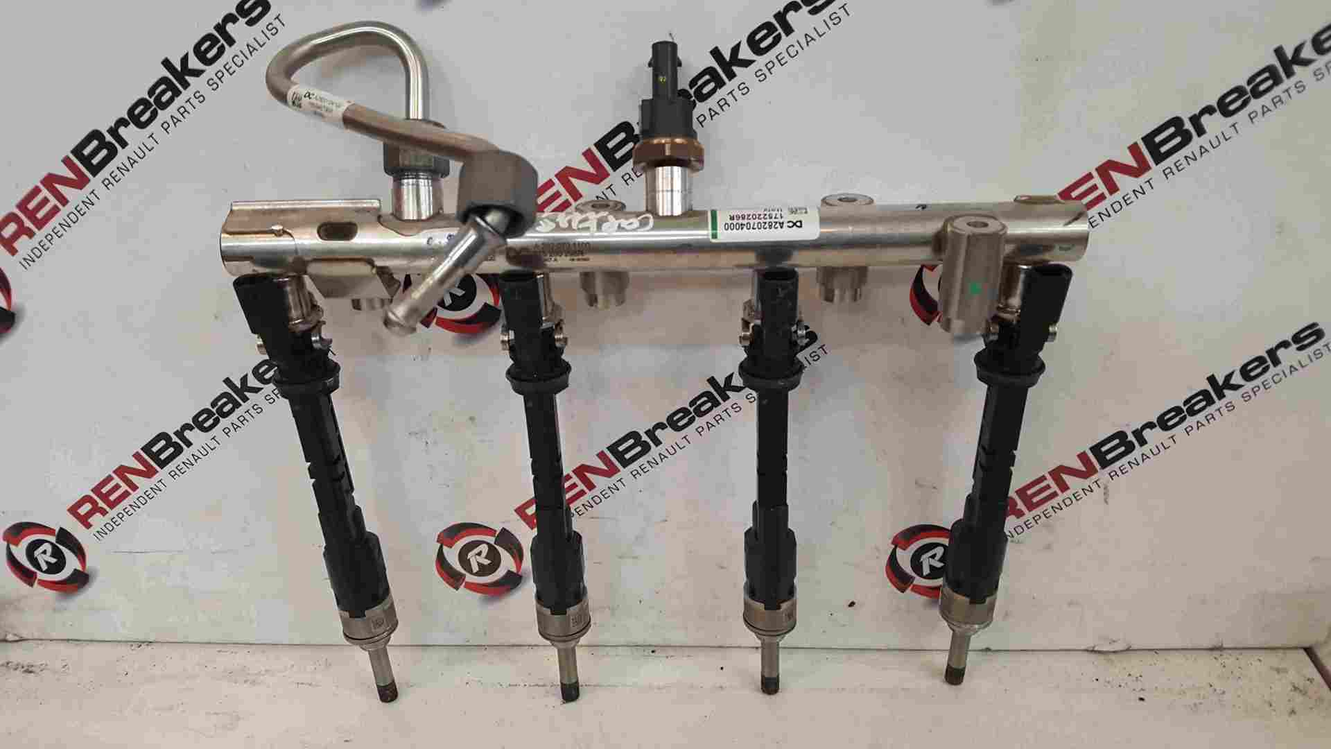 Renault Captur 2019-2021 1.3 TCE Fuel Injectors X4 + Rail 175220286R