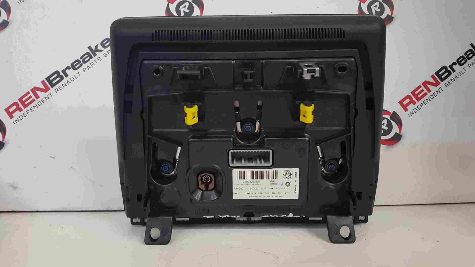 Thumb 2 Renault Captur 2019-2021 Display Sat Nav Head Unit Screen 280342895R