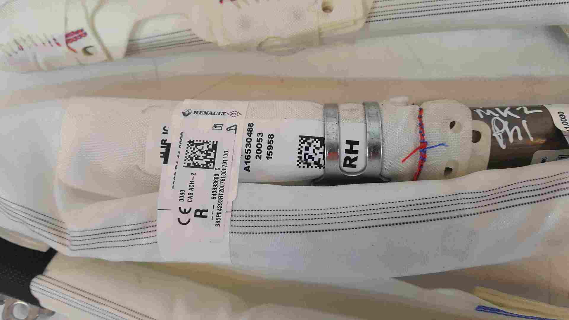 Thumb 2 Renault Captur 2019-2021 Drivers OS Roof Curtain Airbag 985P04293R