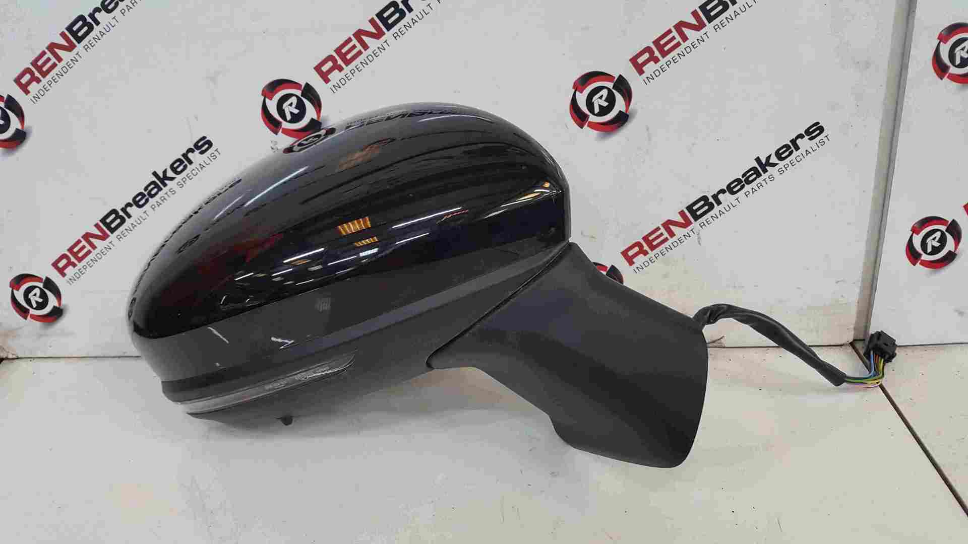 Renault Captur 2019-2021 Drivers OS Wing Mirror Black Folding