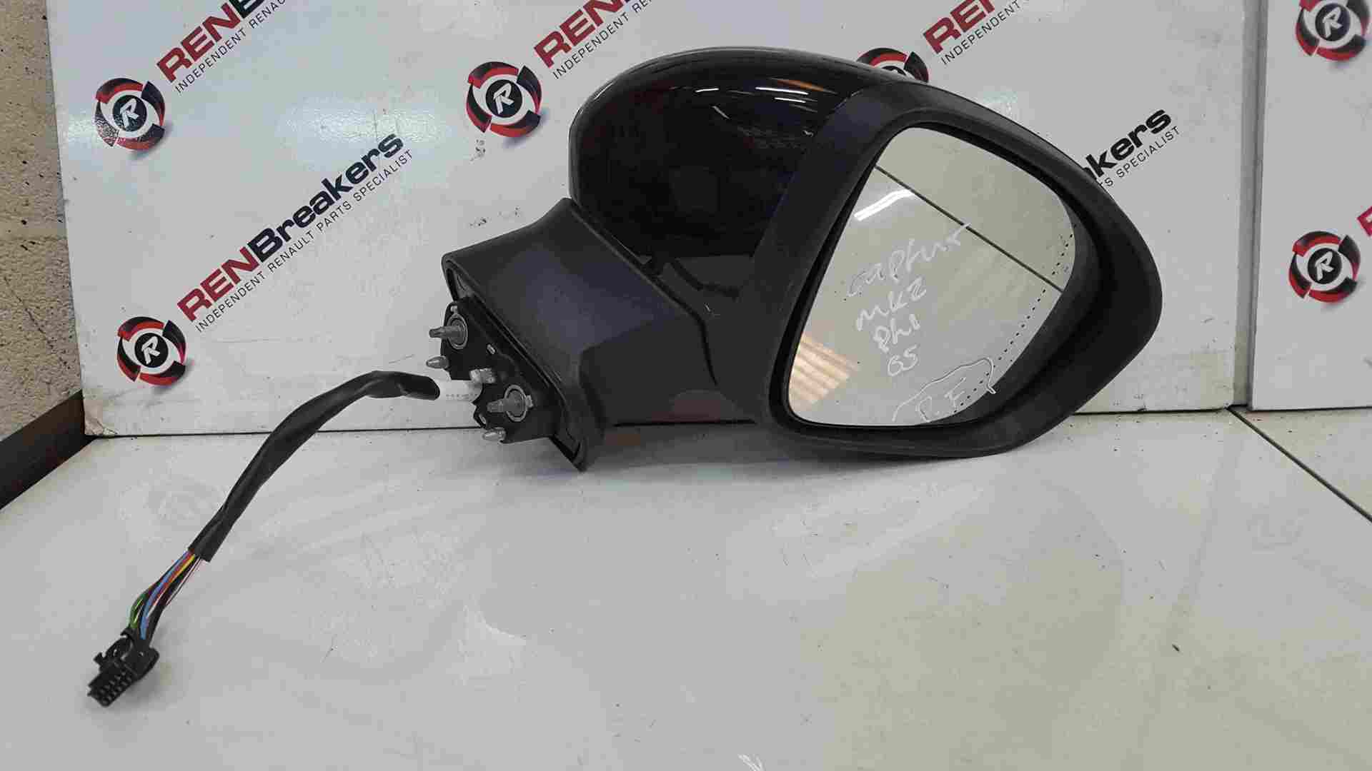 Thumb 3 Renault Captur 2019-2021 Drivers OS Wing Mirror Black Folding