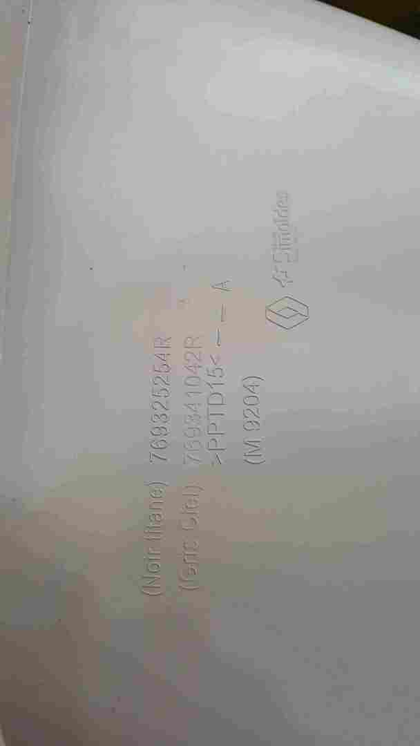 Thumb 4 Renault Captur 2019-2021 Passenger NSR Rear Trim Plastic Light 769325254R