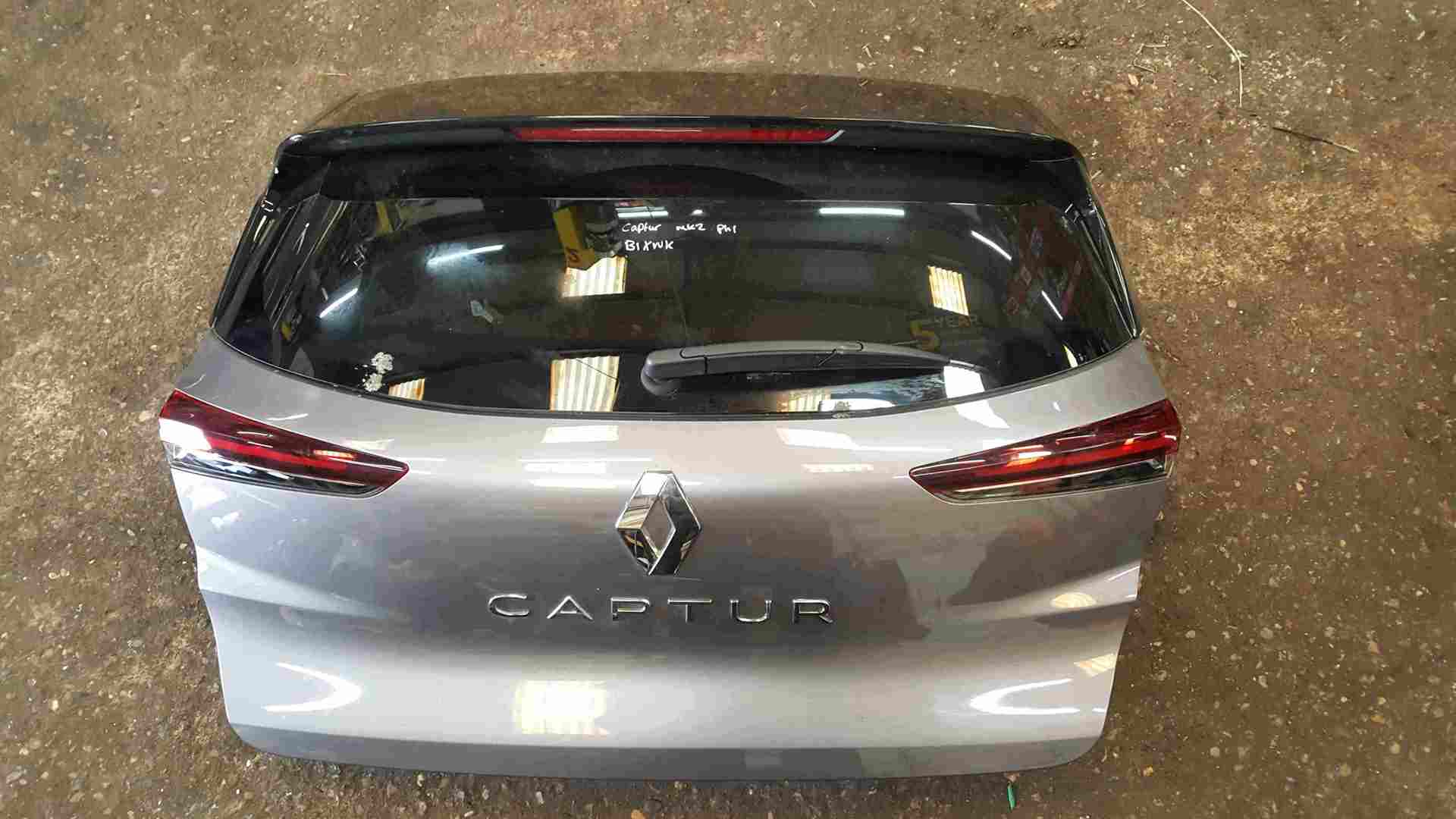 Renault Captur 2019-2021 Rear Tailgate Boot Grey BIXNK