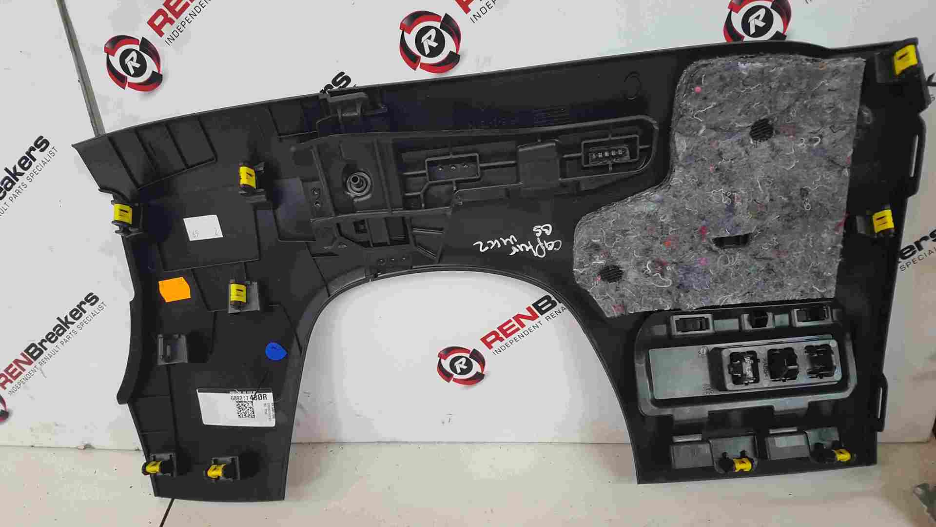 Thumb 3 Renault Captur 2019-2021 Under Dash Trim Driver OS 689217480R