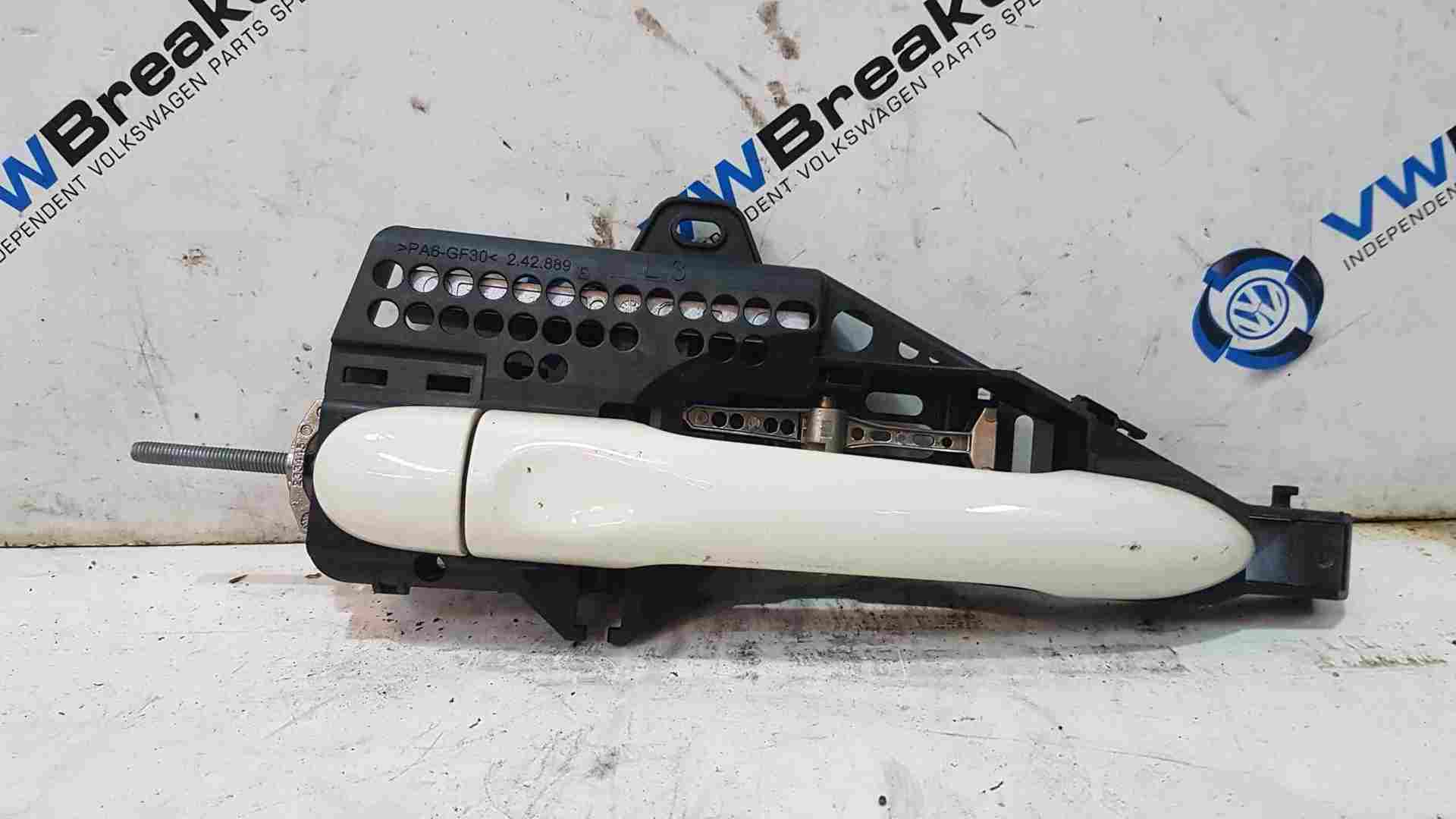 Thumb 4 Renault Captur MK1 2013-2019 Passenger NSR Rear Exterior Door Handle Bixnd Ivory