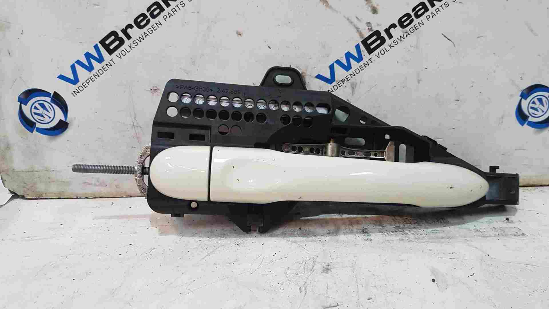 Renault Captur MK1 2013-2019 Passenger NSR Rear Exterior Door Handle Bixnd Ivory