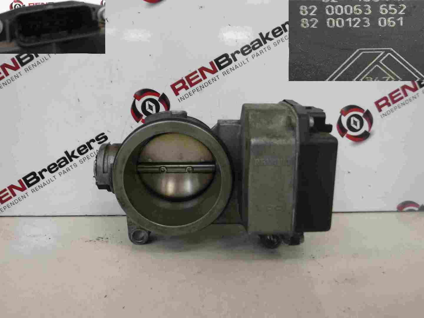 Renault Clio 2001-2006 1.4 16v Throttle Body K4J 711 8200063652 8200123061