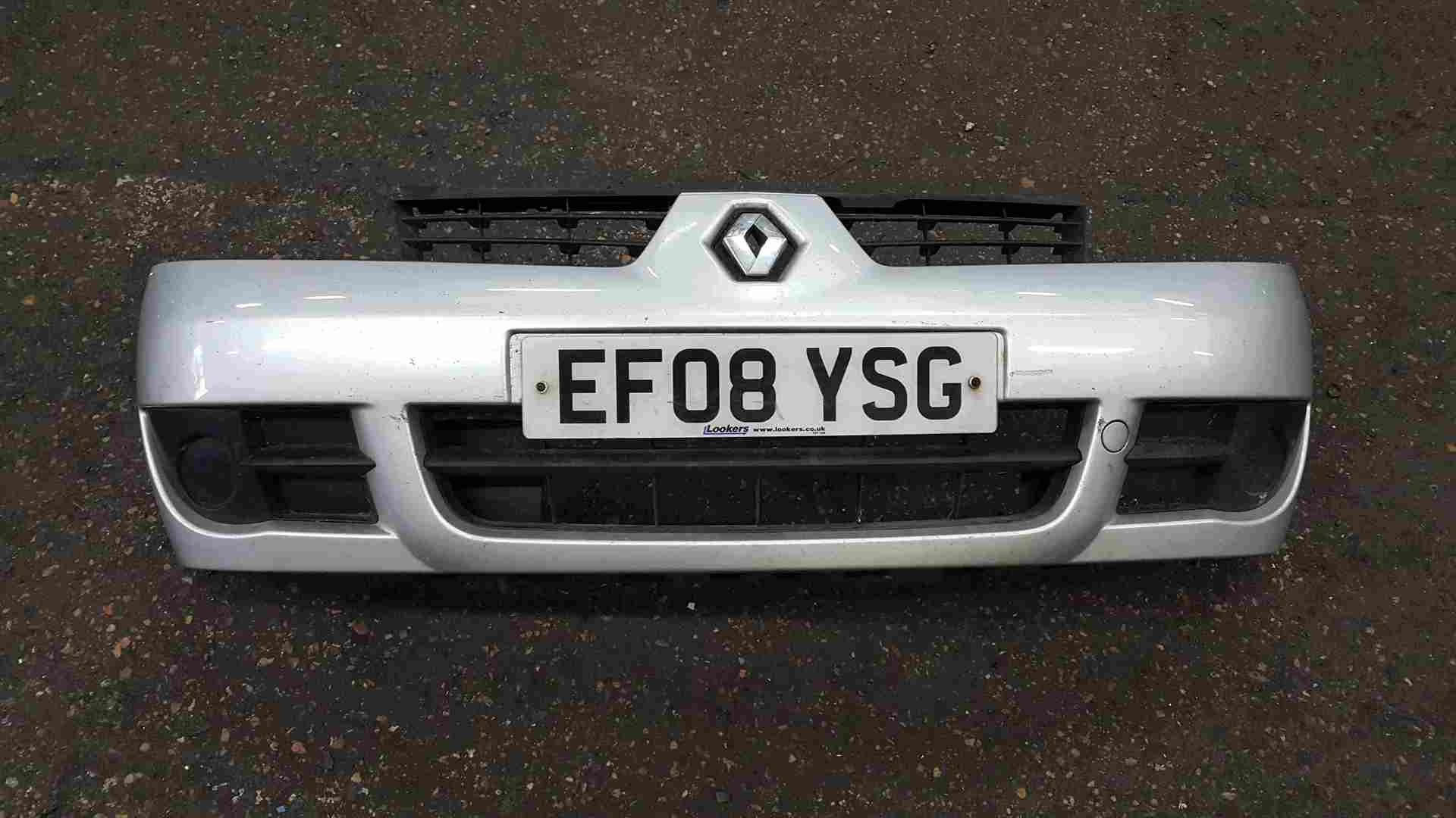 Renault Clio Campus 2001-2010 Front Bumper Silver TED69