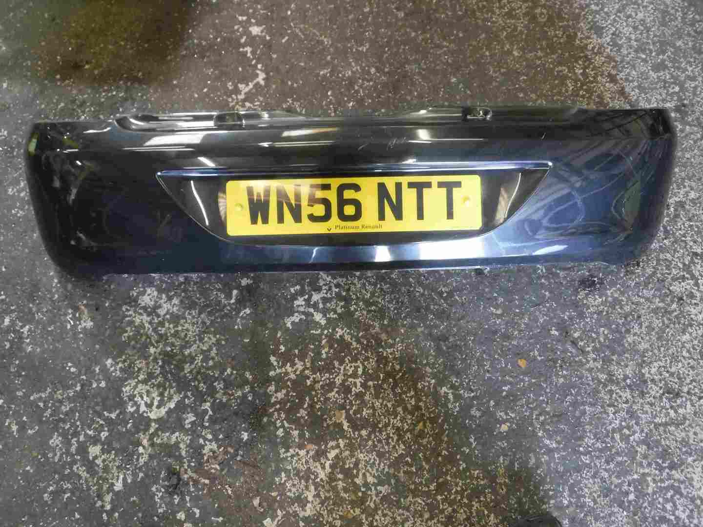 Renault Clio Campus 2001-2010 Rear Bumper Black 676