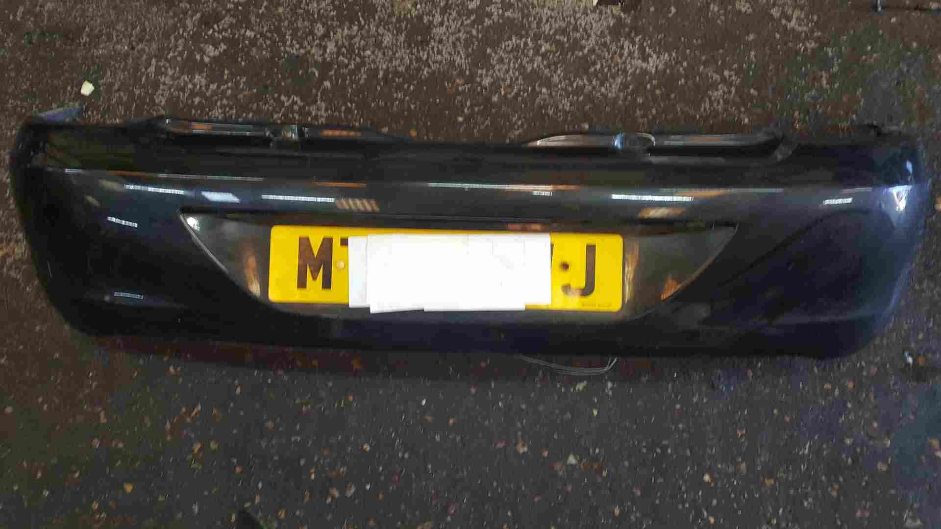 Thumb 8 Renault Clio Campus 2006-2009 Rear Bumper Black 676 Scratched