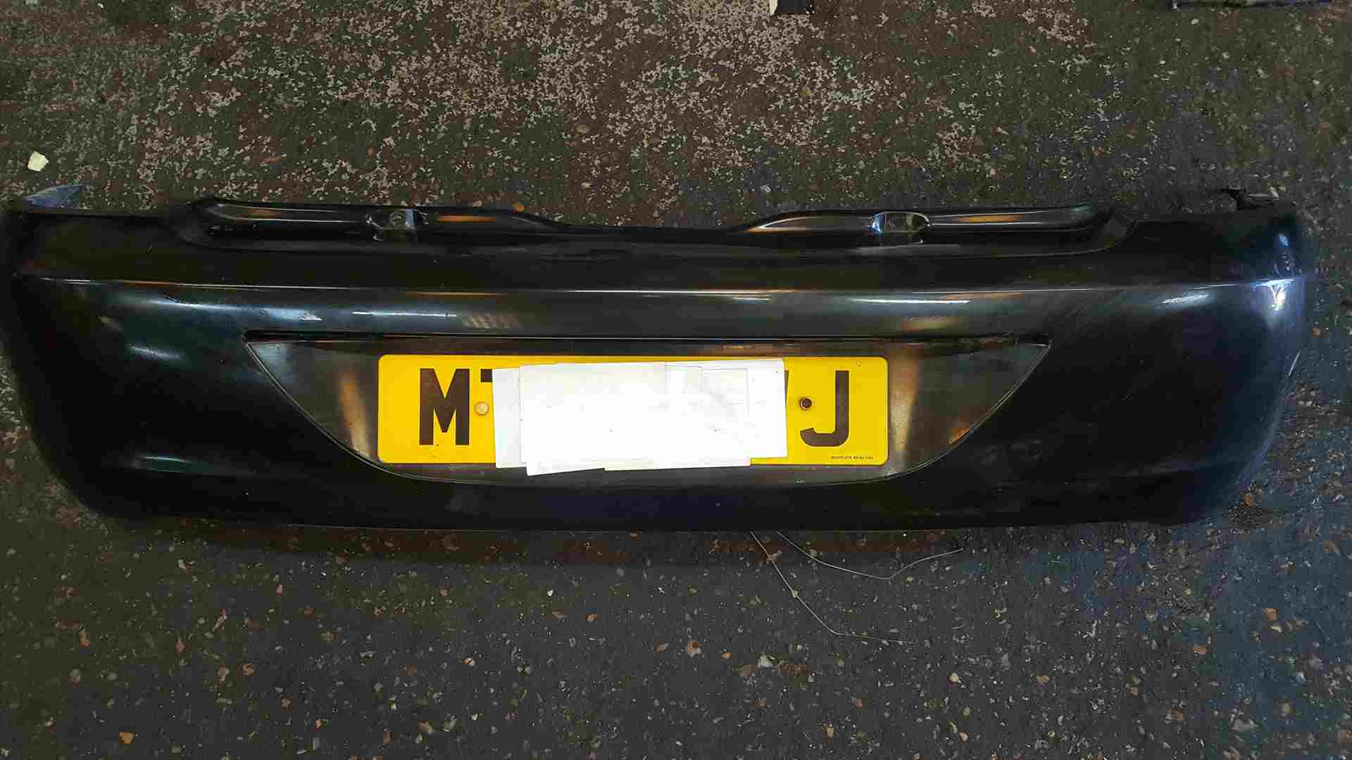 Renault Clio Campus 2006-2009 Rear Bumper Black 676 Scratched