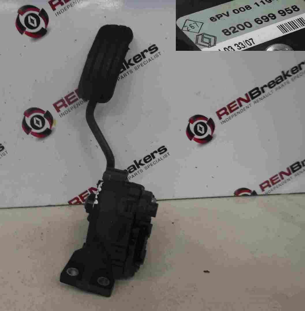 Renault Clio Campus 20062010 Accelerator Pedal Potentiometer Throttle