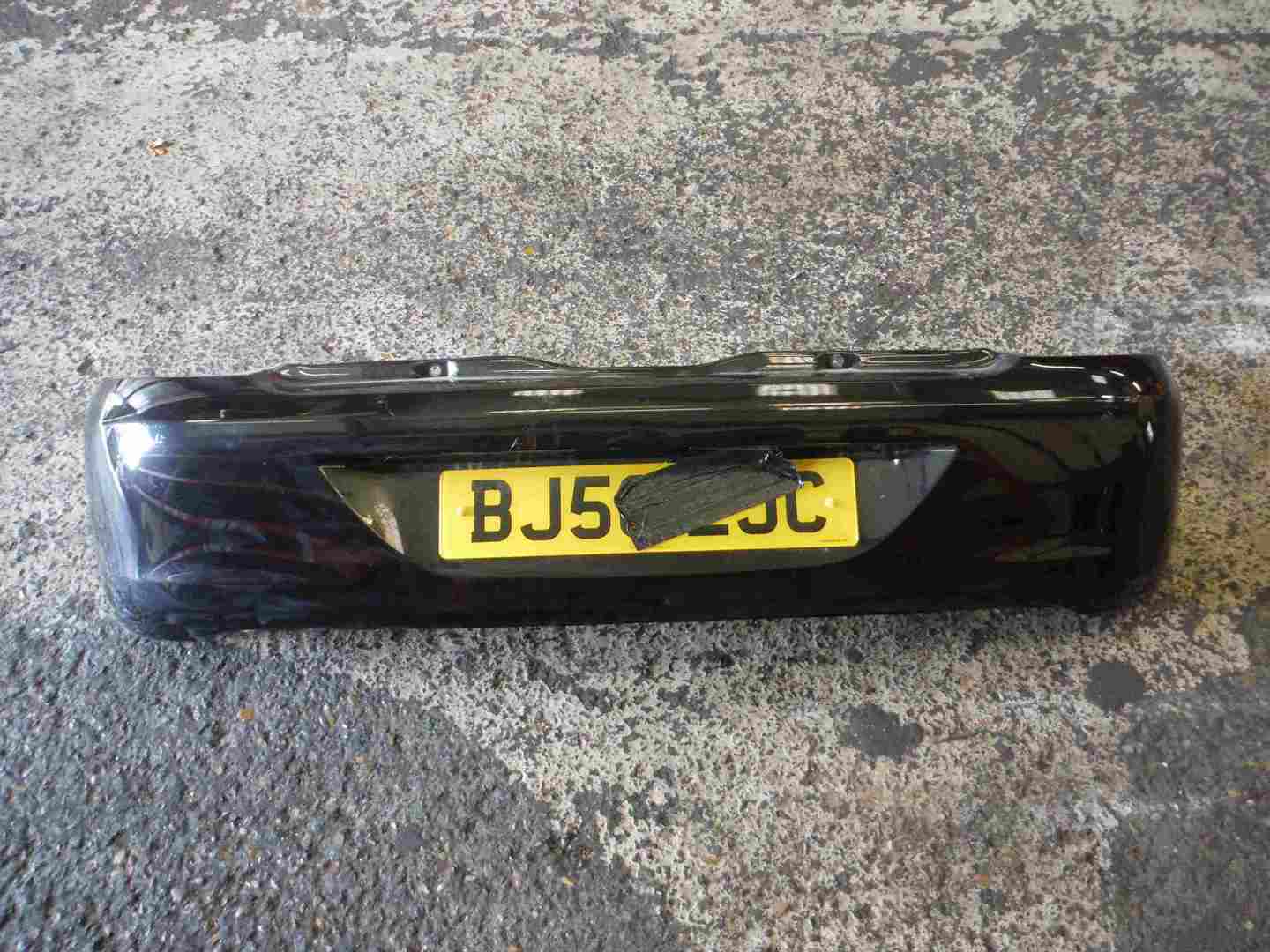 Renault Clio Campus 2006-2010 Rear Bumper Black 676
