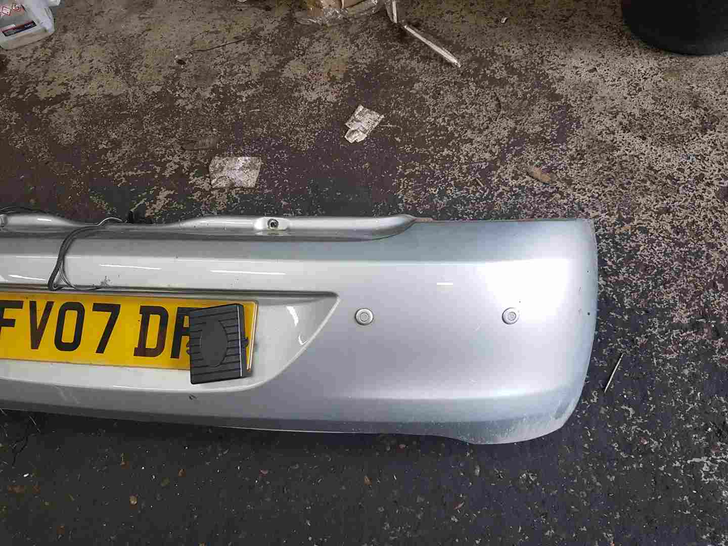 Thumb 2 Renault Clio Campus 2006-2010 Rear Bumper Silver Ted69 Parking Sensors