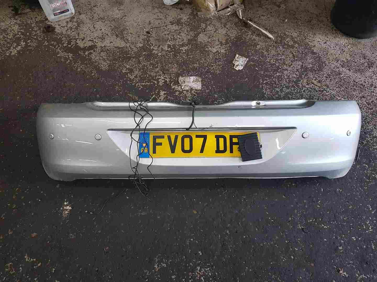 Renault Clio Campus 2006-2010 Rear Bumper Silver Ted69 Parking Sensors