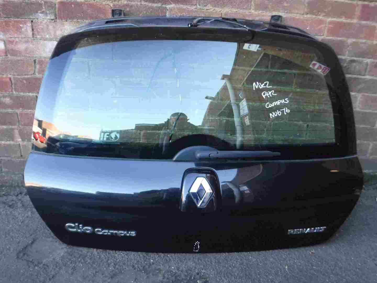 Renault Clio Campus 2006-2010 Rear Tailgate Boot Black NV676