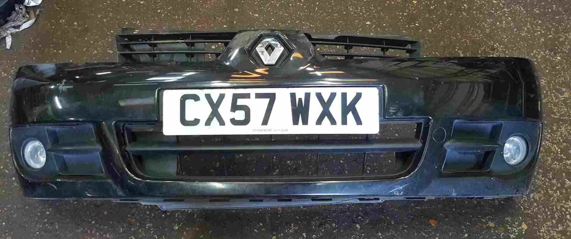 Renault Clio Campus MK 2001-2010 Front Bumper Black 676