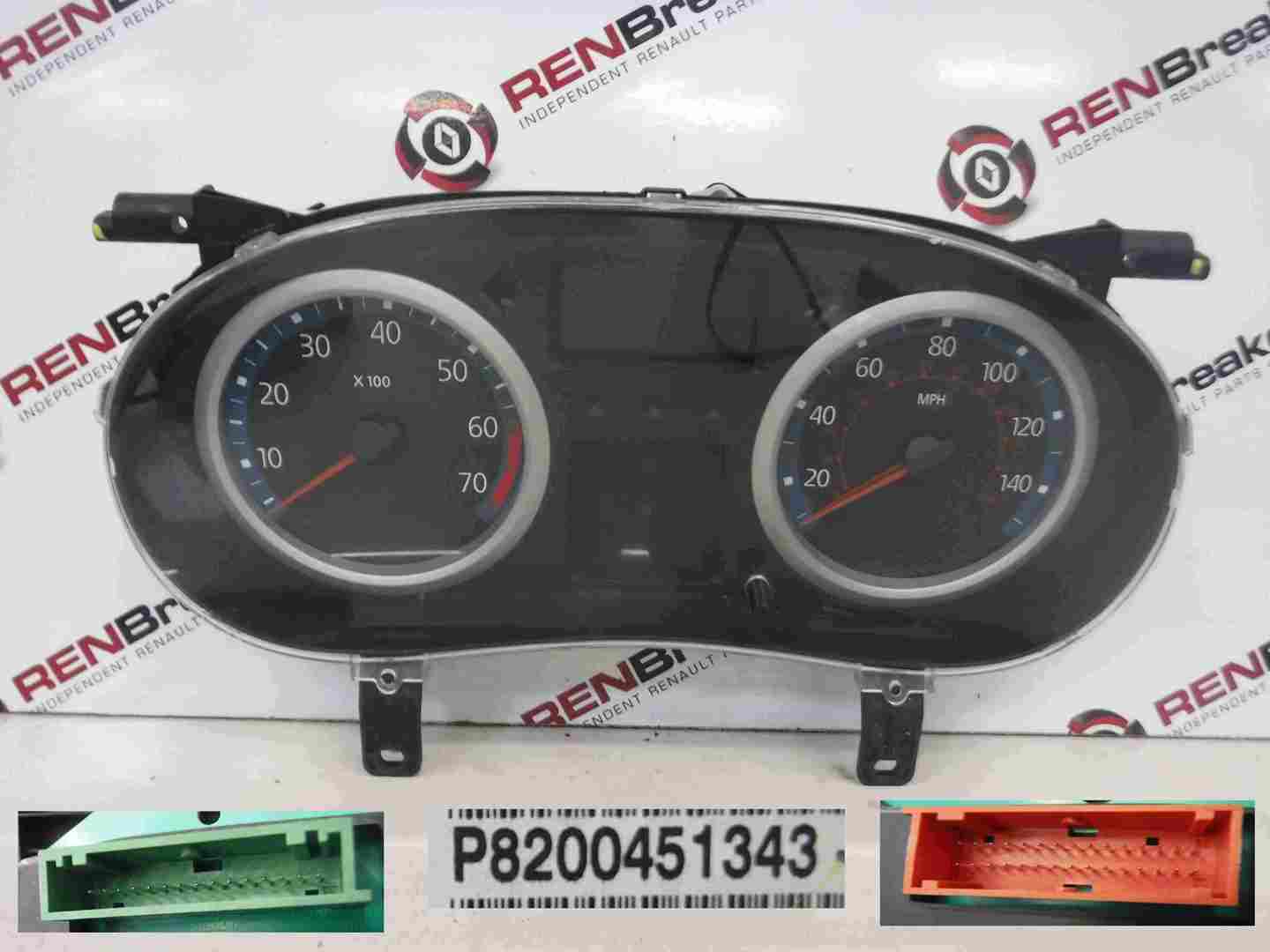 Renault Clio Campus MK2 2001-2010 Instrument Panel Dials Gauges Speedo 138K