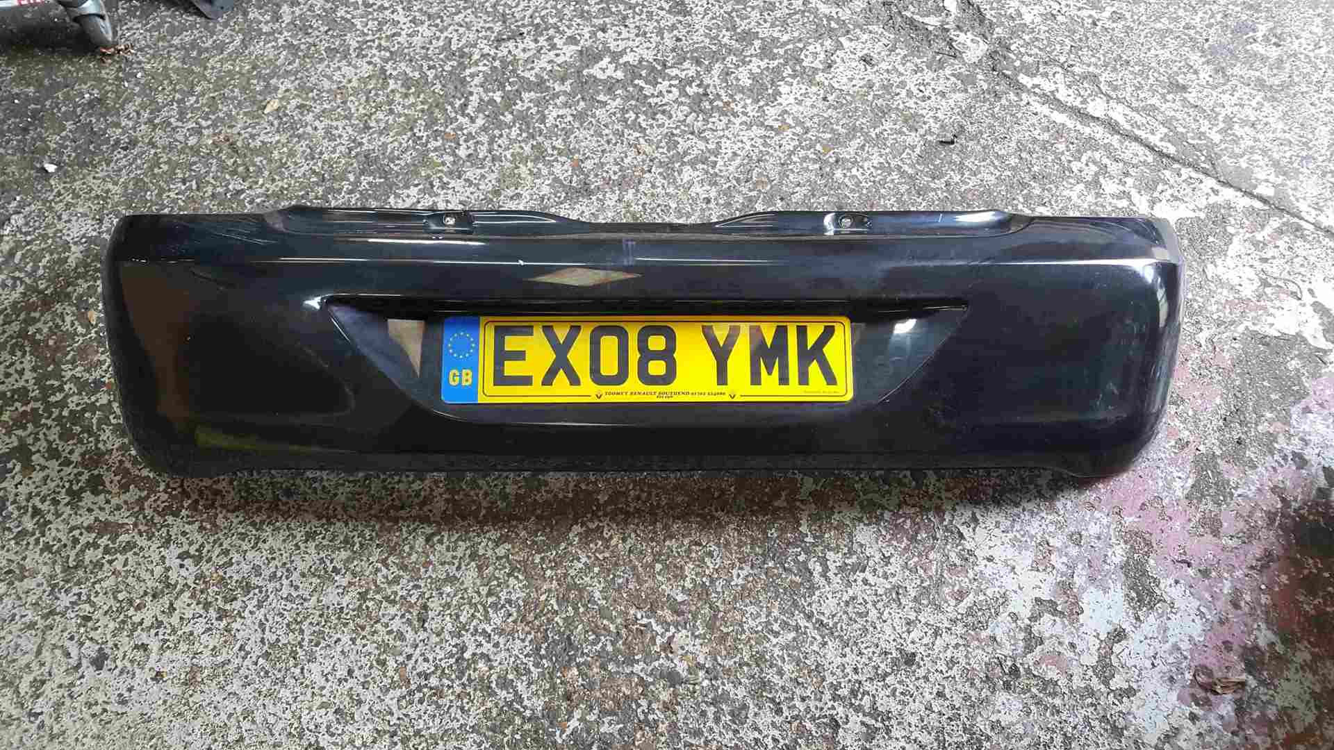 Renault Clio Campus MK2 2001-2010 Rear Bumper Black 676