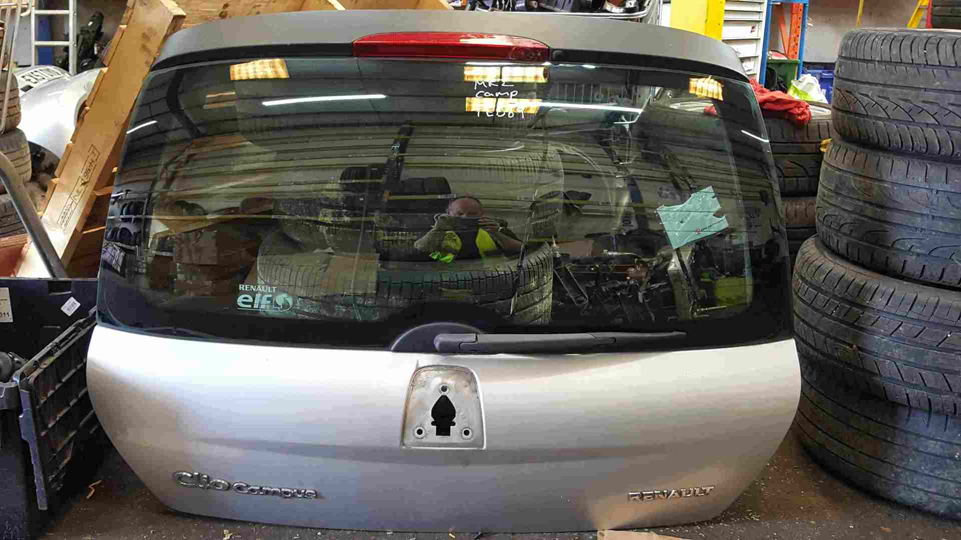 Renault Clio Campus MK2 2005-2010 Rear Boot Tailgate Silver TED69