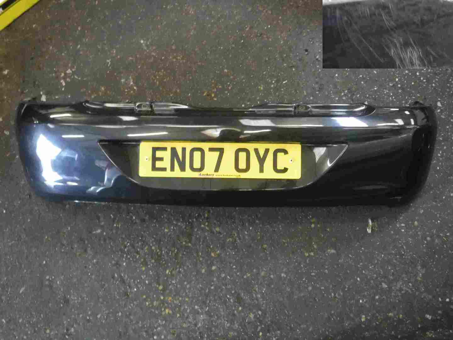 Renault Clio Campus MK2 2006-2010 Rear Bumper Black 676