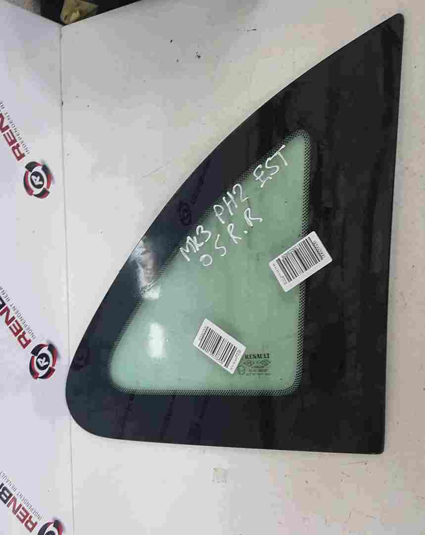 Renault Clio Estate MK3 2009-2012 Drivers OSR Rear Small Quarter Glass